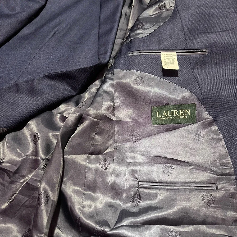 Lauren Ralph‎ Lauren Vintage Navy Wool Blazer Jacket Men’s 46R